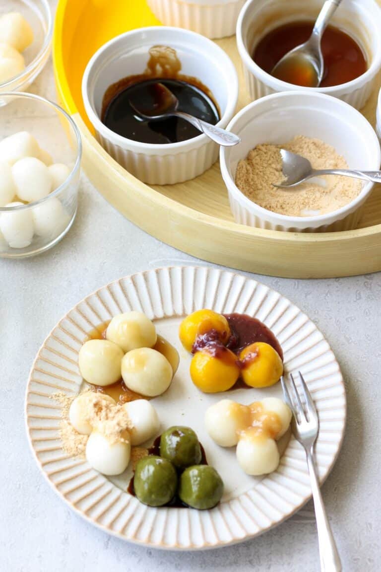 白玉団子をアレンジ！4種と5つの絶品ソース - Chef JA Cooks