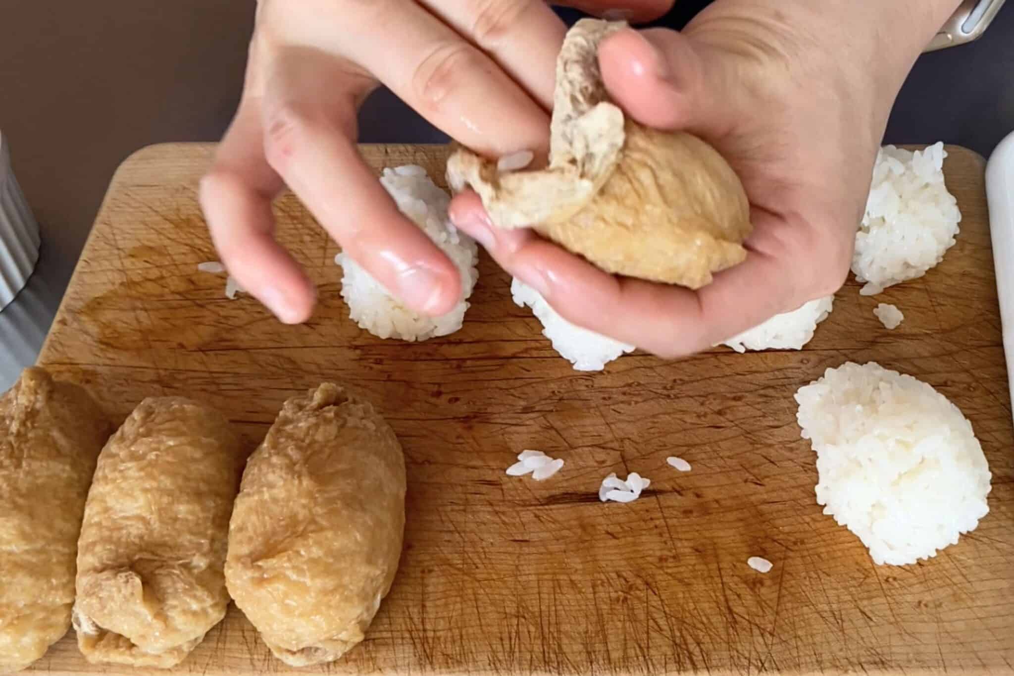 Inari Sushi (Japanese Tofu Pocket Sushi) - Chef JA Cooks