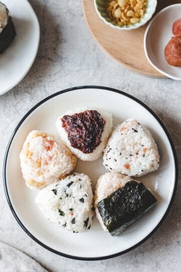 Umeboshi Onigiri (Pickled Plum Filling) - Chef JA Cooks