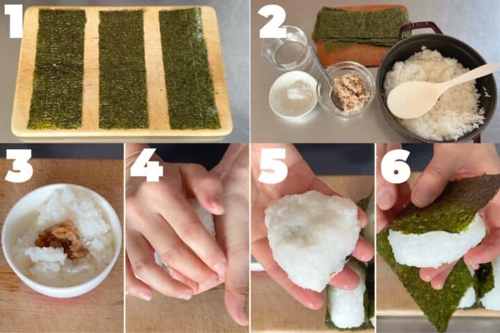 Ume Onigiri (Pickled Plum Rice Balls) - Chef JA Cooks