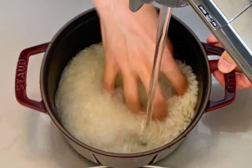 How to Cook Japanese Rice in a Staub Pot - Chef JA Cooks