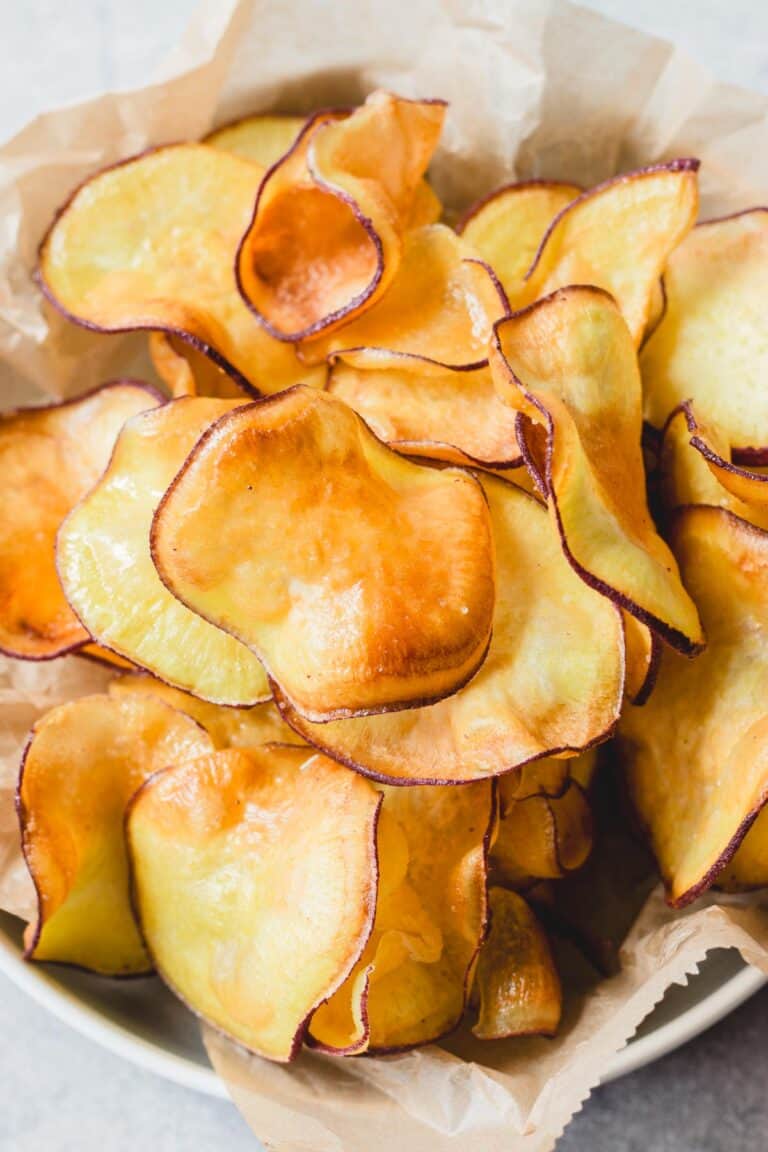 Crispy Japanese Sweet Potato Chips - Chef JA Cooks