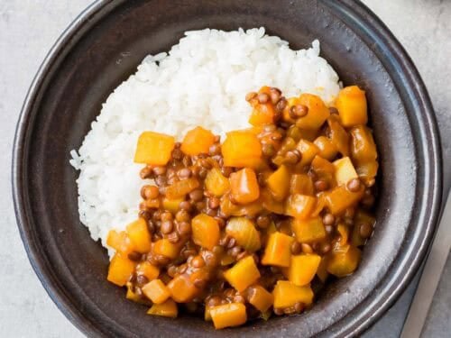 Japanese Daikon & Lentil Curry (Vegan) - Chef JA Cooks