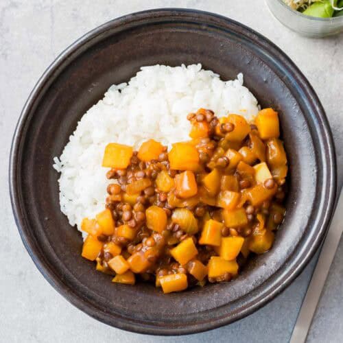 Japanese Daikon & Lentil Curry (Vegan) - Chef JA Cooks
