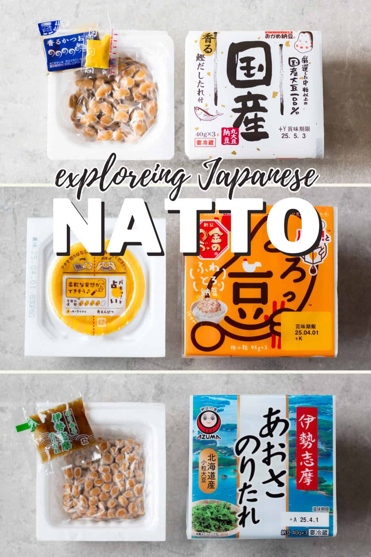 Japanese natto.