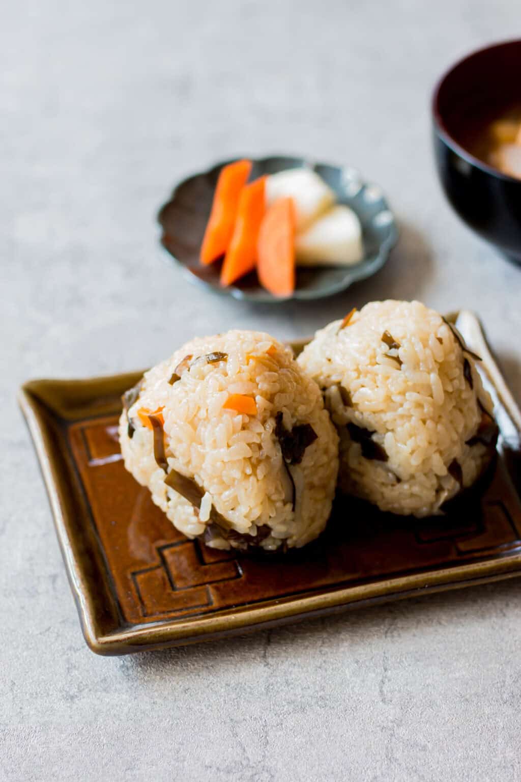 Gohan Comidd Kombu Takikomi Gohan with Vegan Dashi - Chef JA Cooks