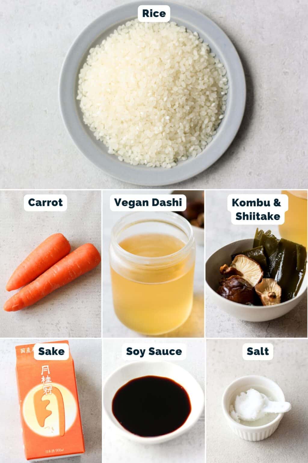 Gohan Comidd Kombu Takikomi Gohan with Vegan Dashi - Chef JA Cooks