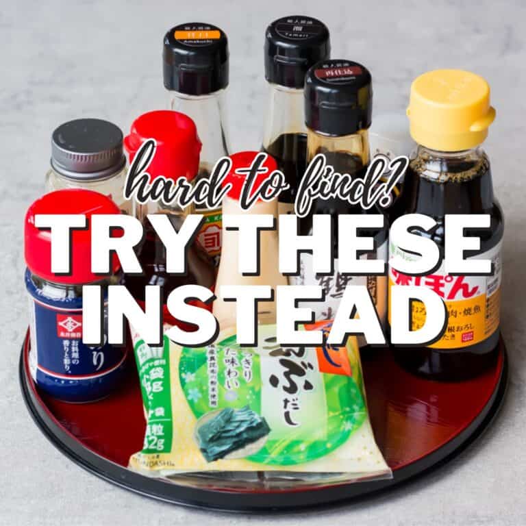 Japanese ingredients.