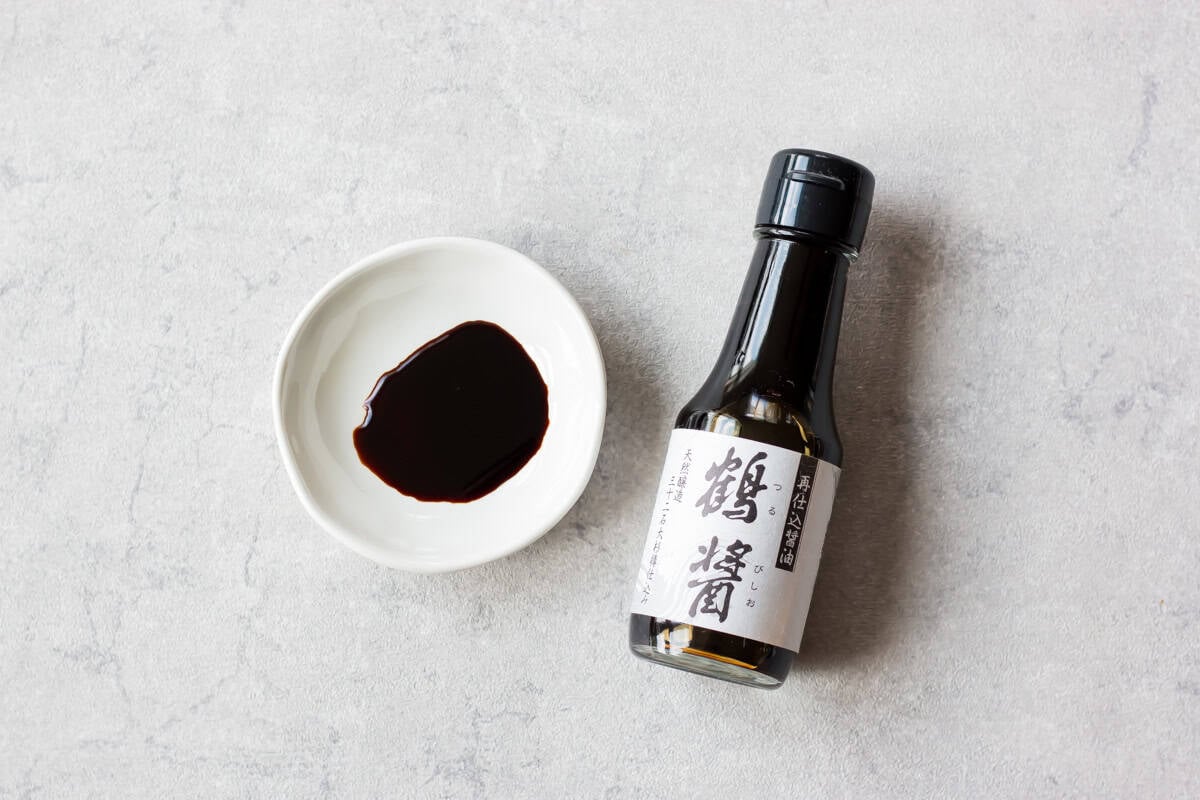 Double-brewed soy sauce.