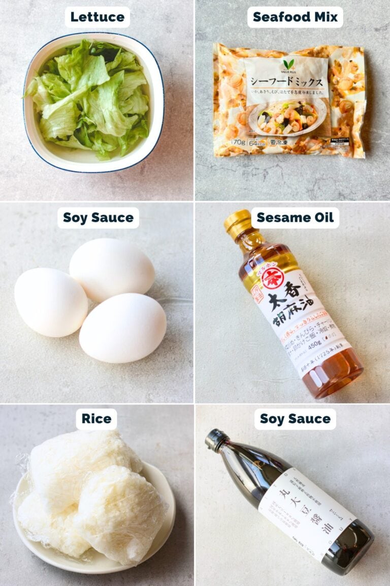Seafood and Lettuce Fried Rice - Chef JA Cooks