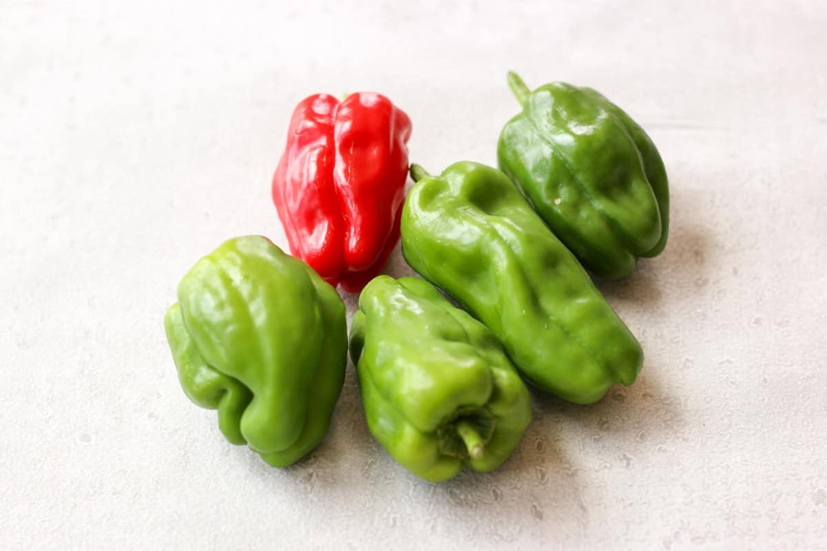 Bell peppers.