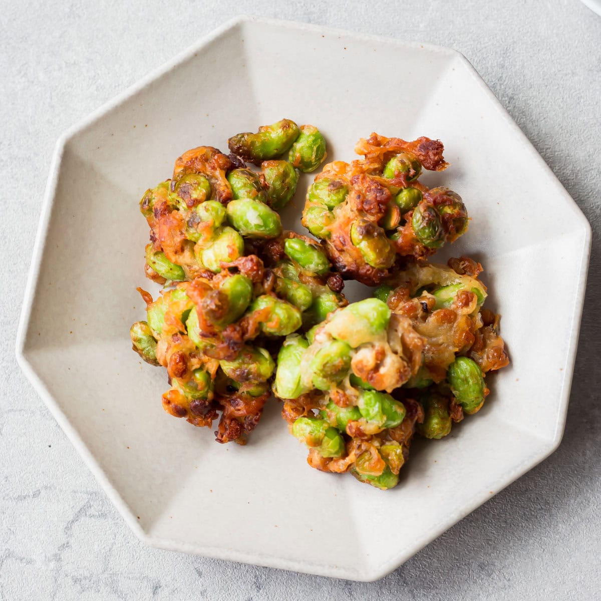 Natto and Edamame Fritters (Vegan)