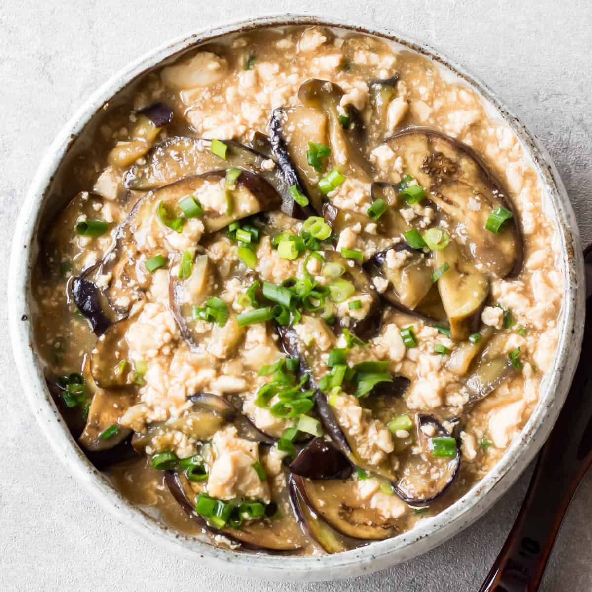 Eggplant and Tofu with Thick Miso Sauce