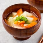 じゃがいも味噌汁。