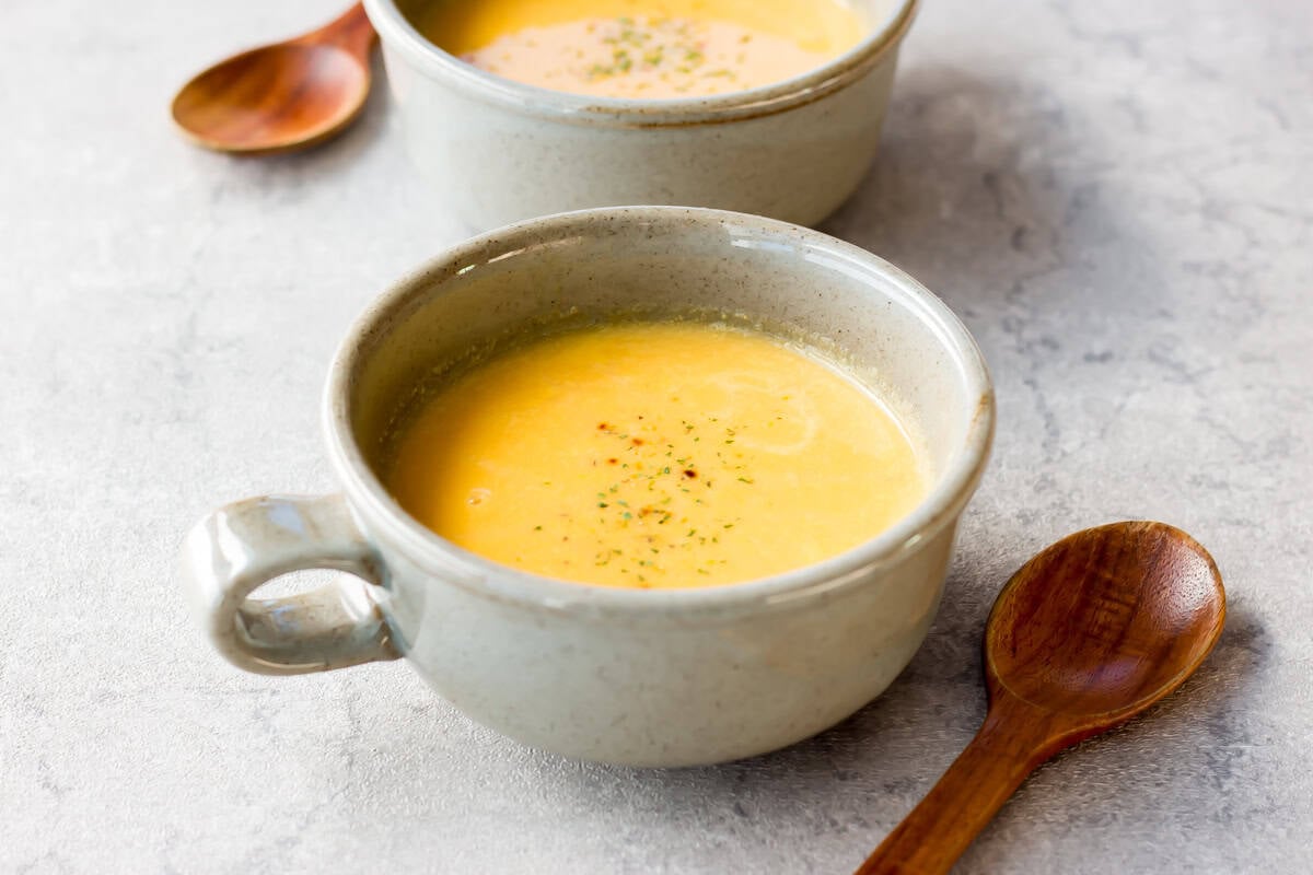 Carro soup served in a bowl.