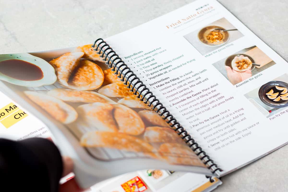 Natto recipe cookbook.