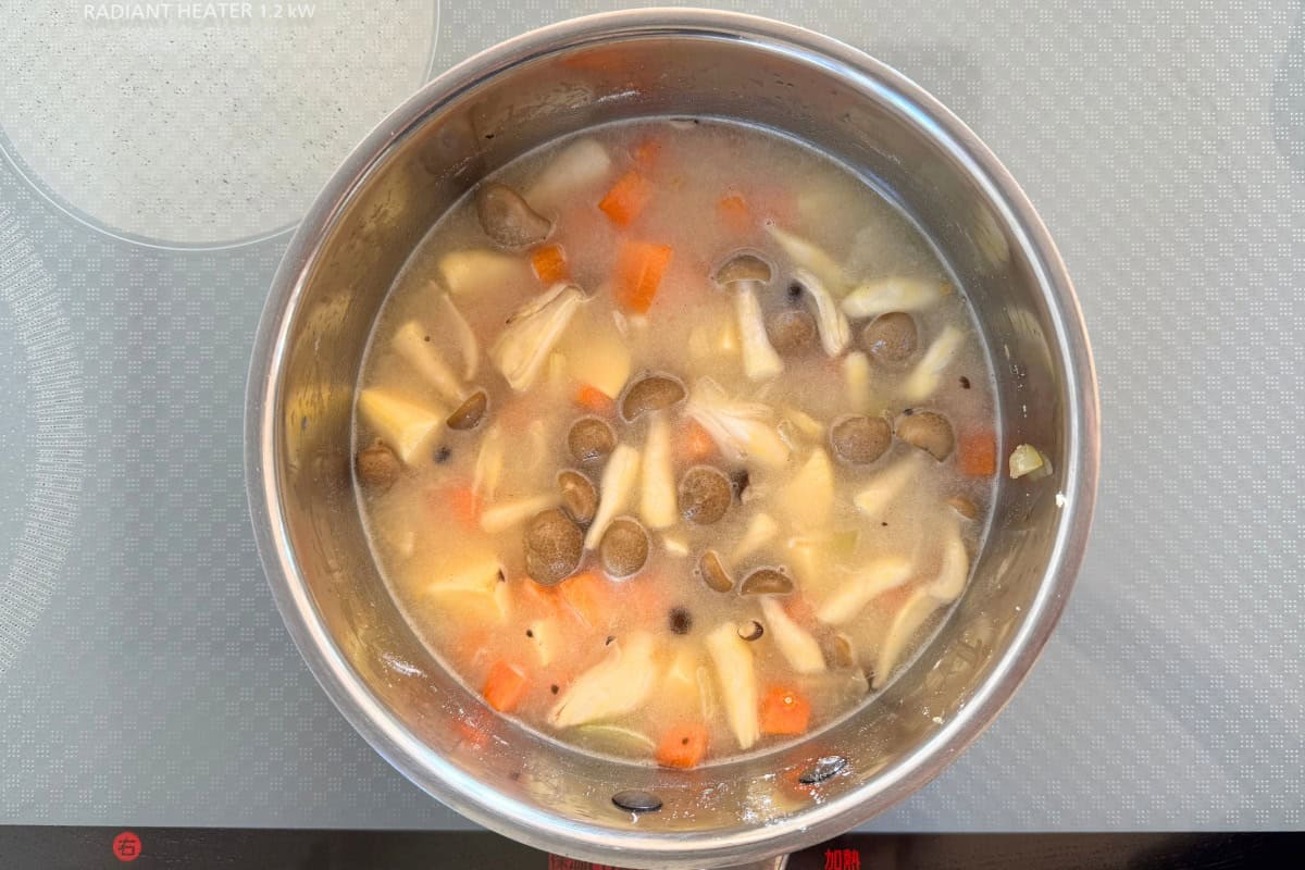 How to make sweet potato chowder.