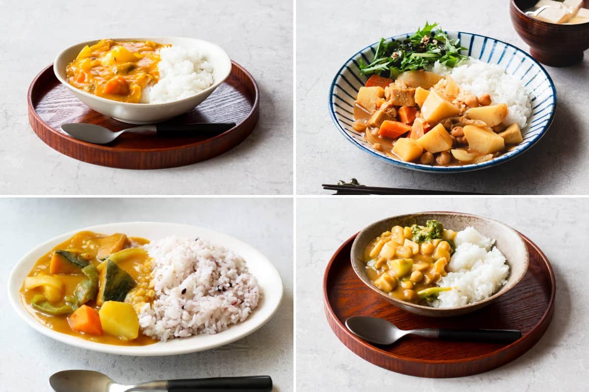 Japanese curry variations.