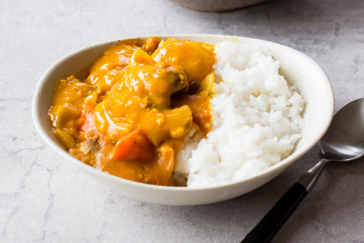 Japanese curry rice without roux.