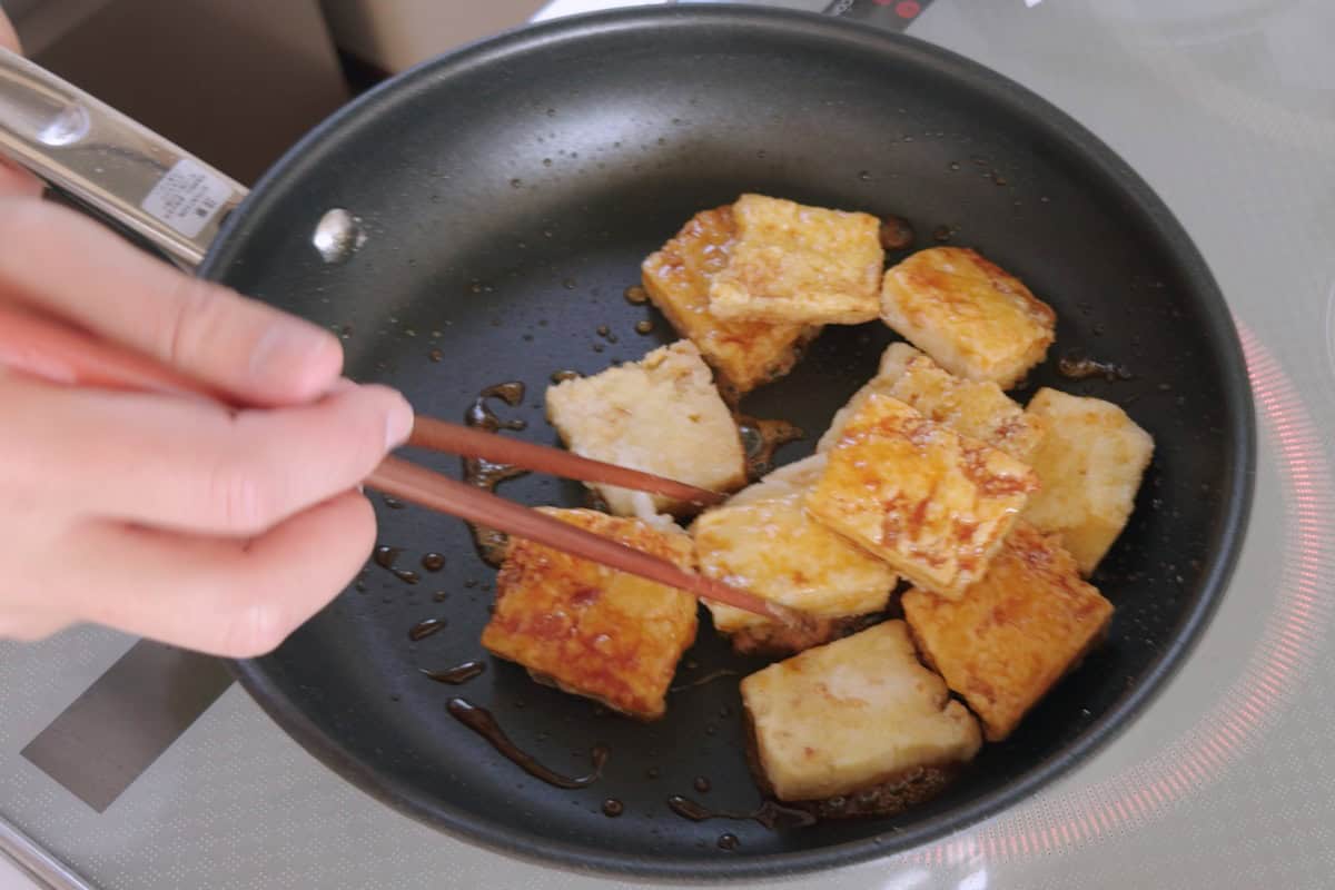 How to make teriyaki tofu.