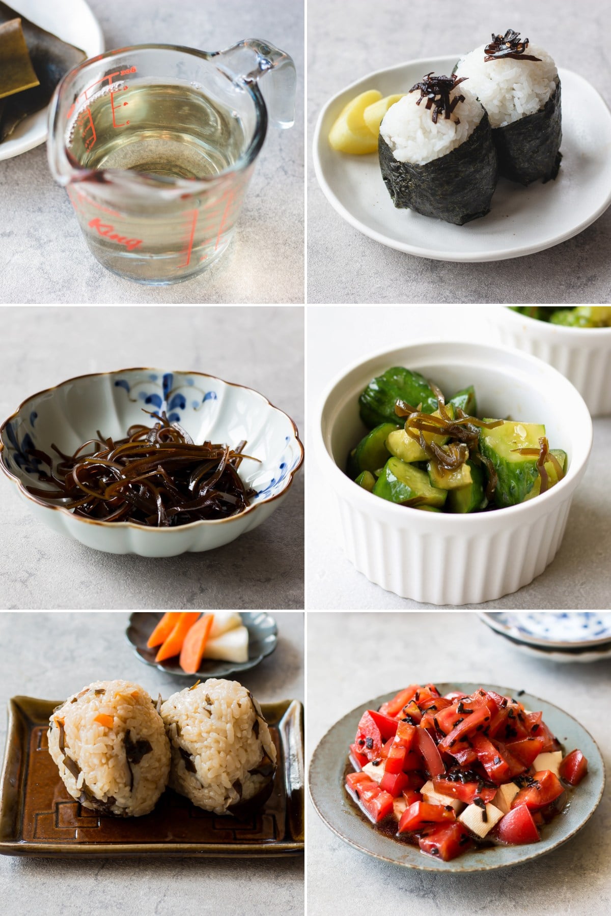 6 dishes using kombu.