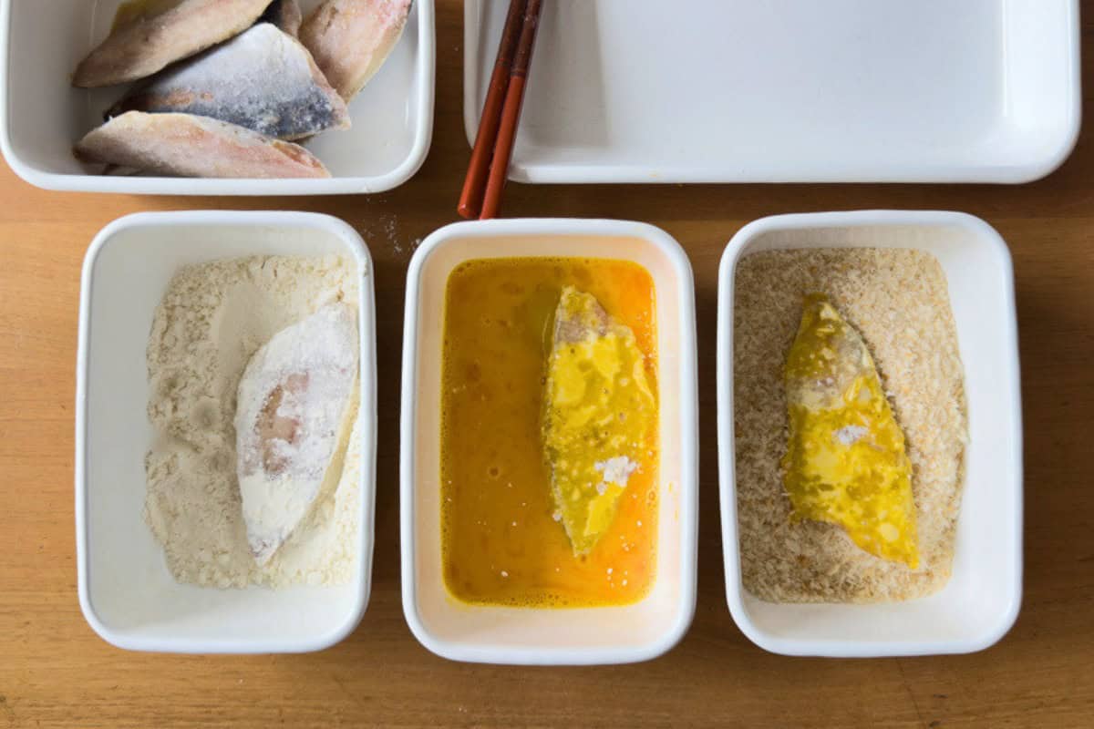 How to make fish burger.