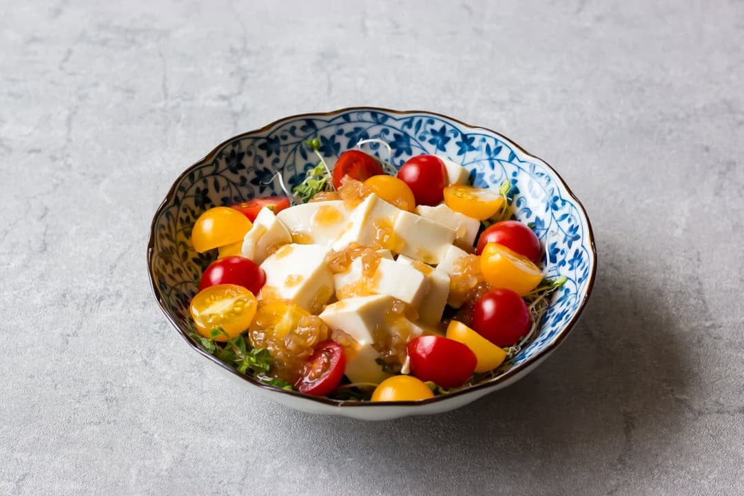 Tofu salad.