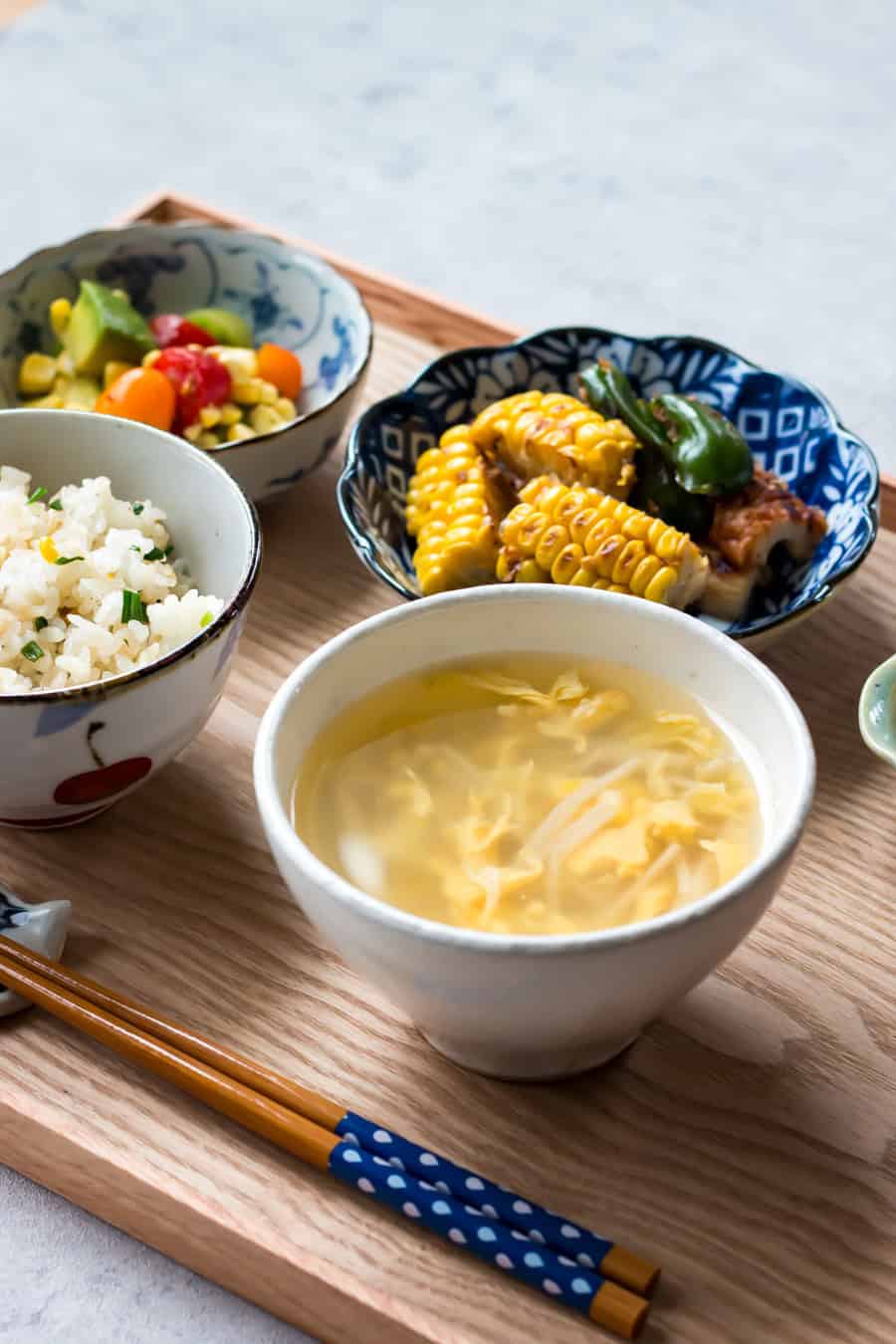 5 corn dishes.