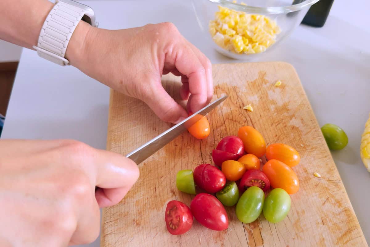 How to make corn salad.