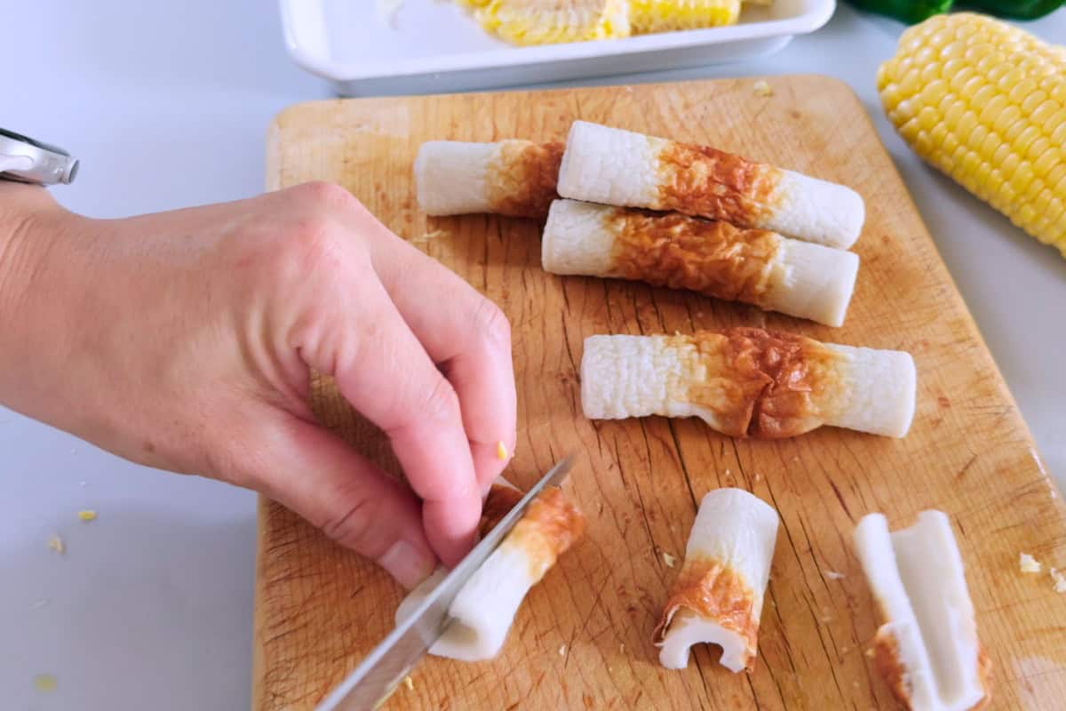 How to make corn stir-fry.