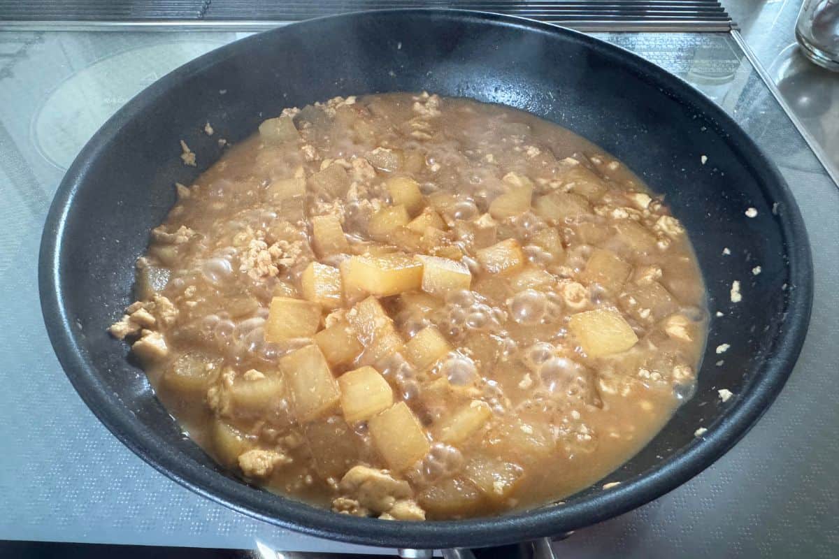 How to make daikon spicy miso.