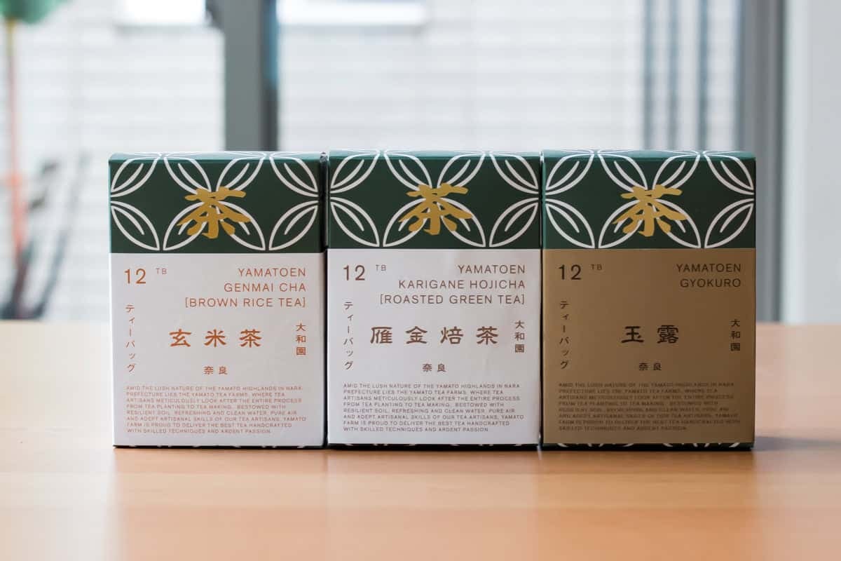 Yamatoen green tea.