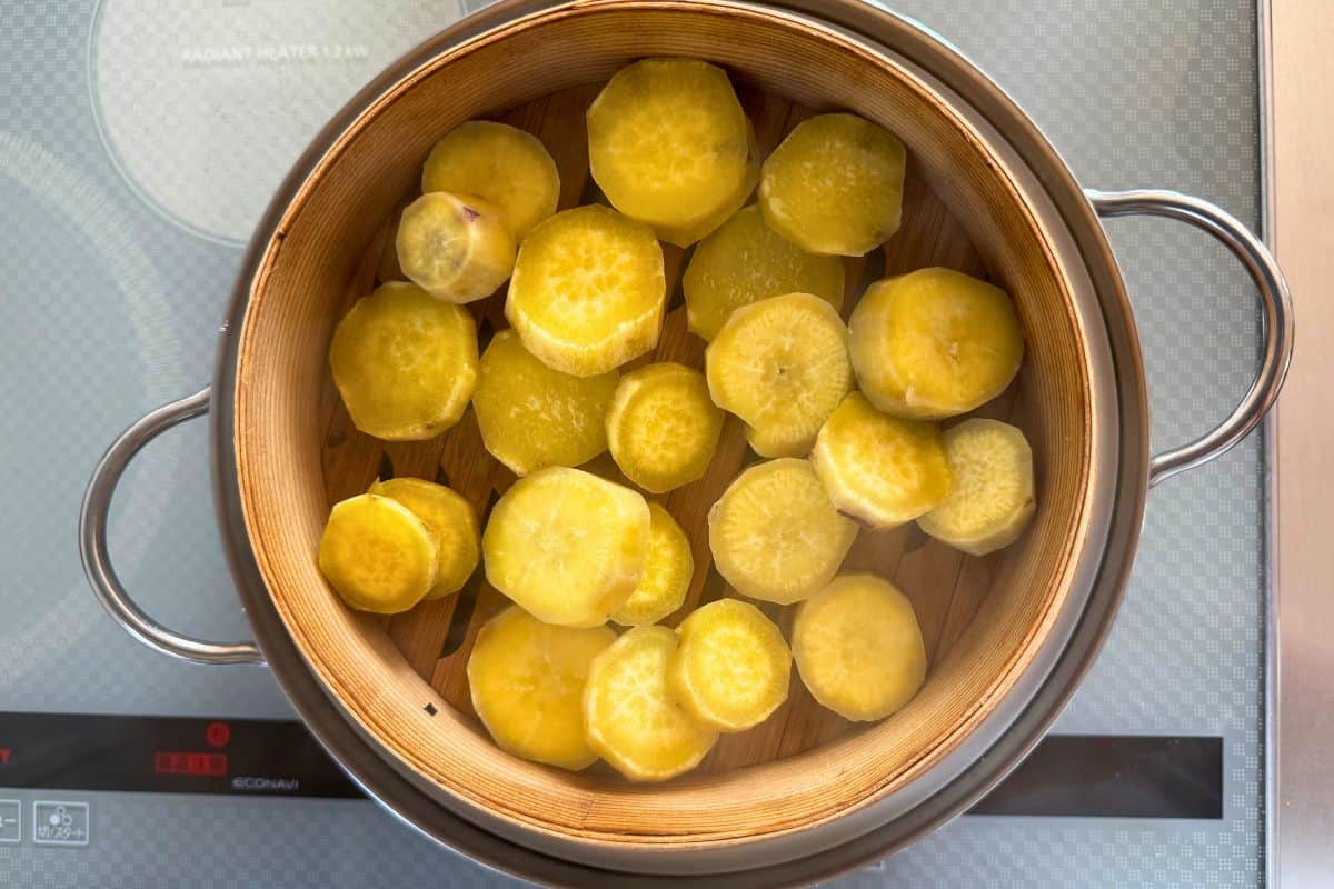 How to make sweet potato donut holes.